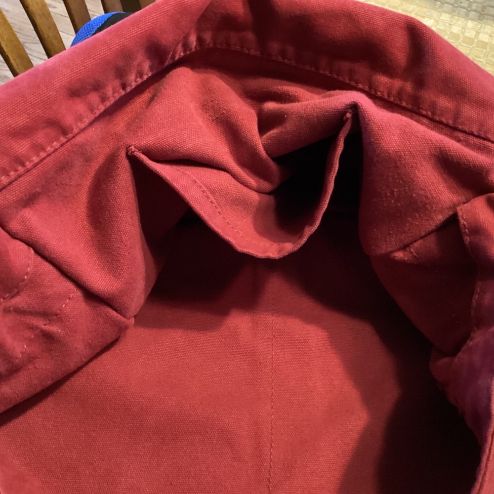 Hollister California Red Book Cotton Canvas Messenger Bag Vintage - Picture 4 of 5